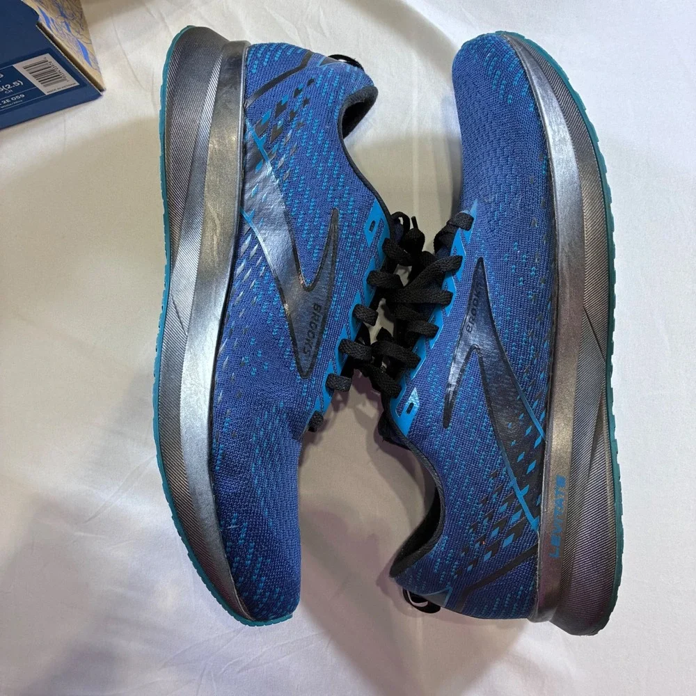 Brooks Levitate 5 Mens Running Shoes Blue Black Silver 1103701D412 Neutral 10.5